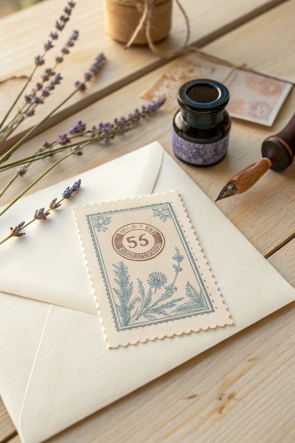 Step back in time with vintage stamps that add a nostalgic touch to your handcrafted cards.