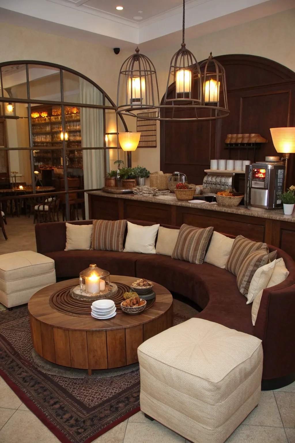 Encourage relaxation and conversation with a cozy lounge area perfect for enjoying coffee. 🛋️☕ #CozyVibes #HomeDecor