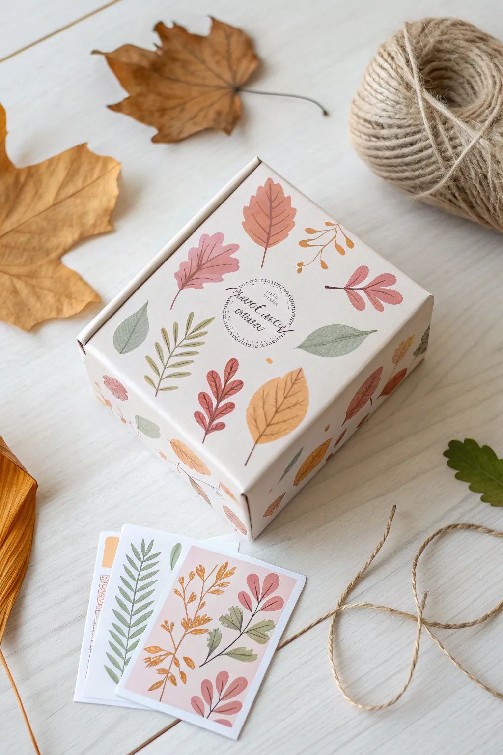 Embrace the season with themed sticker packaging that delights and inspires.