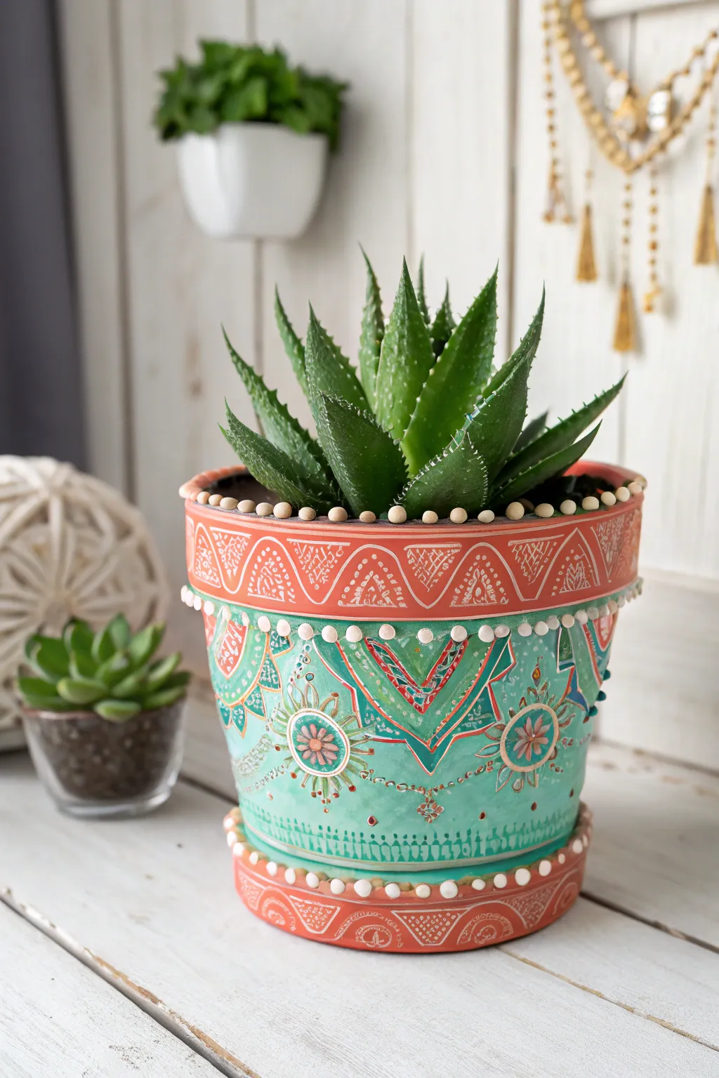 Elevate your space with a touch of boho chic simplicity and craftsmanship.