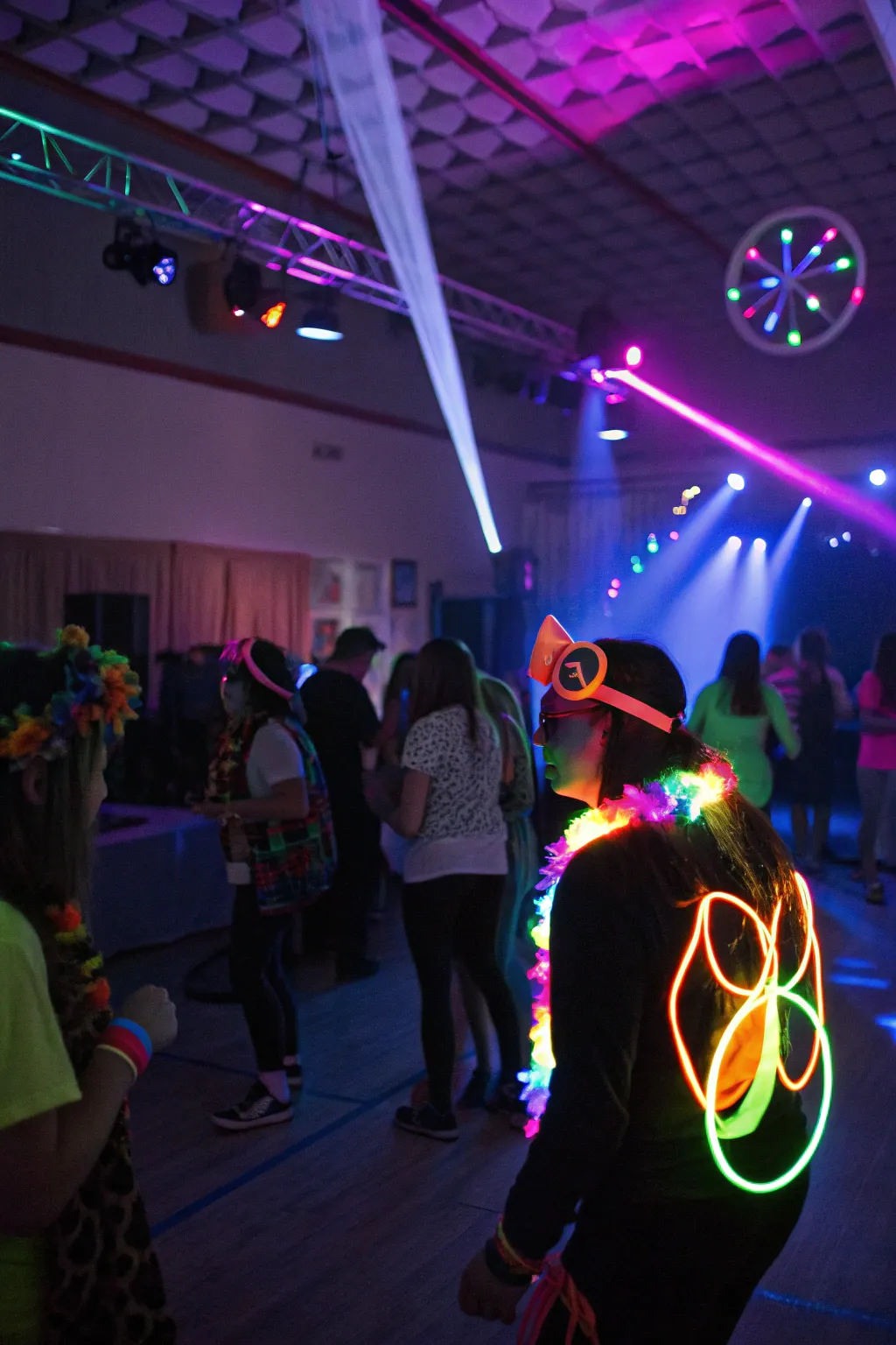 Light up the night with a Glow in the Dark Sweet 16.