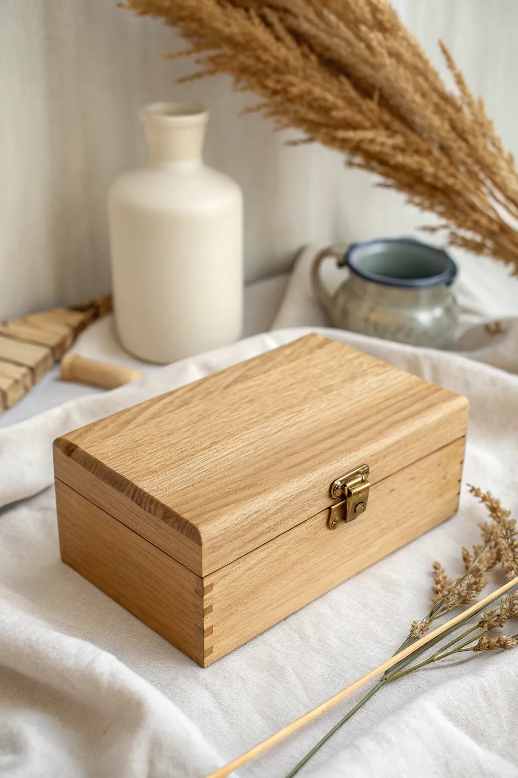 Unlock the mystery: A beautifully crafted tattle box with a touch of secrecy.