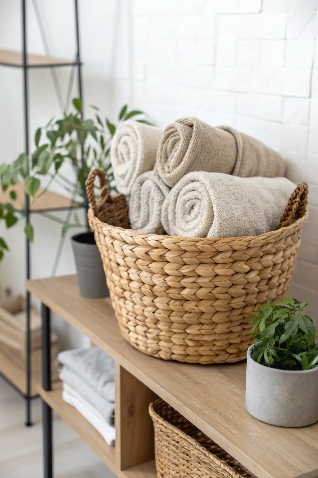 Elevate your space with the charm of organized simplicity. 🌿✨