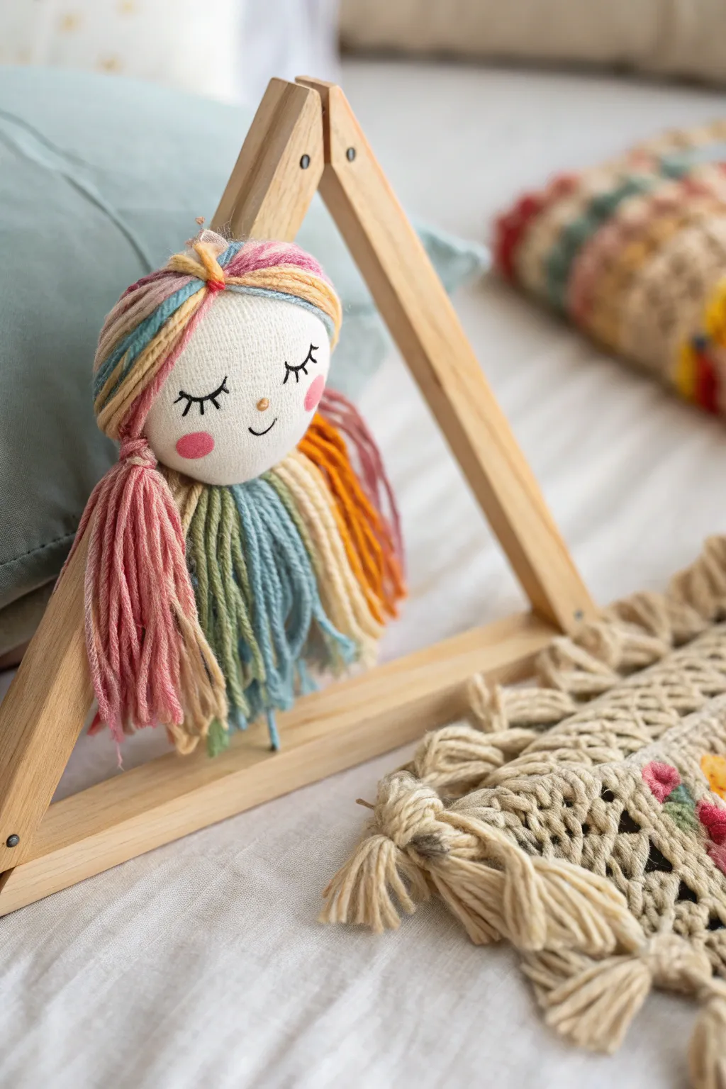 Unleash your imagination with these charming triangle puppets!
