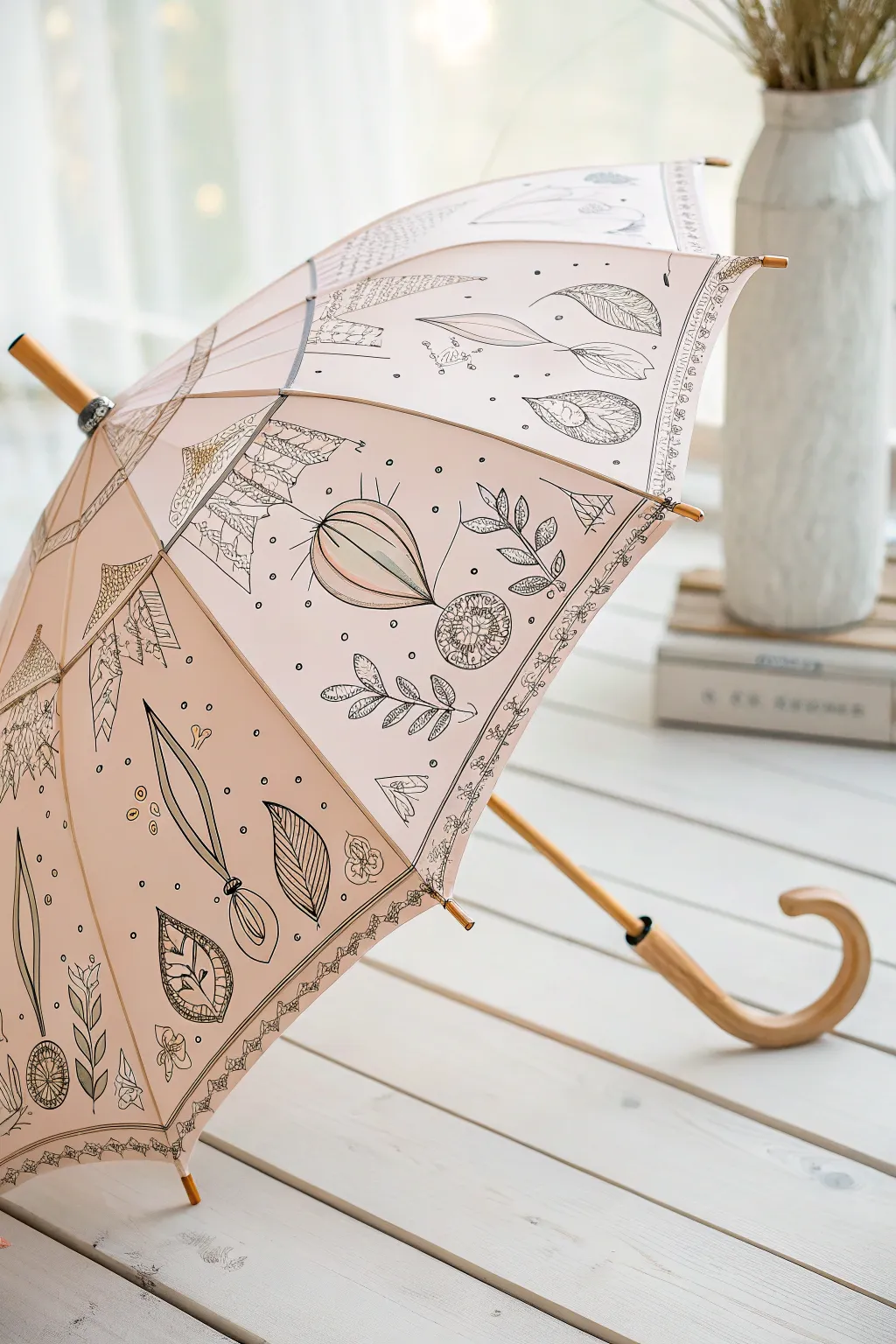 Craft your own storybook magic on a rainy day with this charming umbrella!