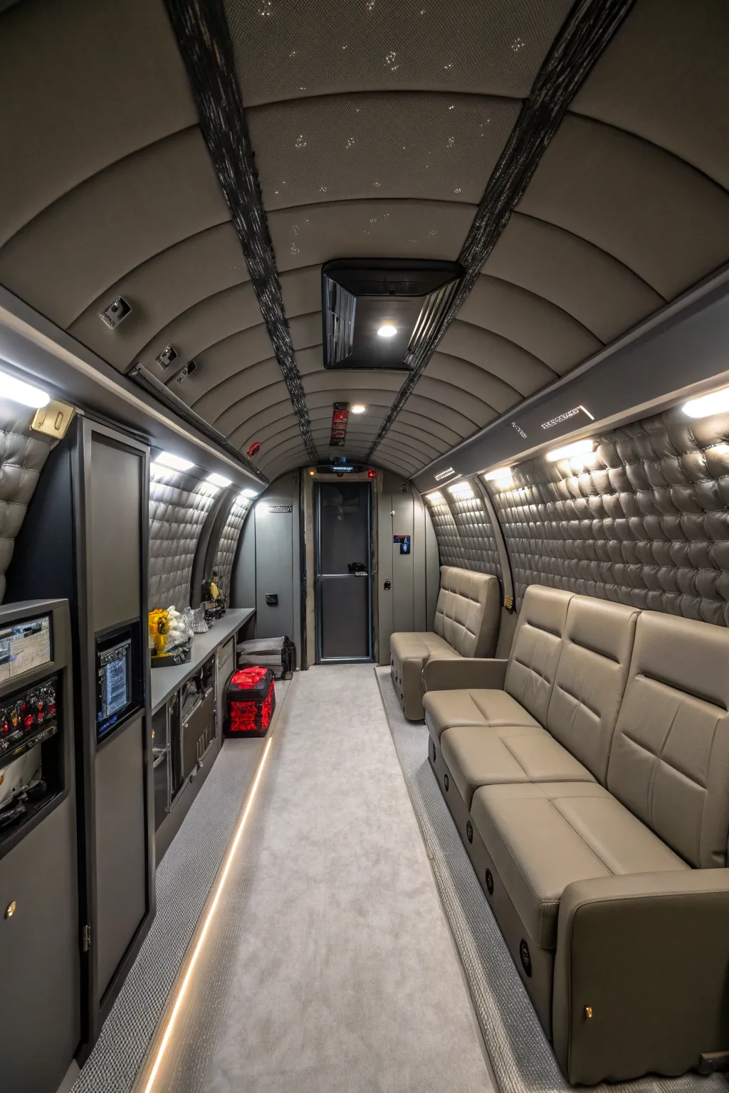 Soundproofed interiors for ultimate tranquility.