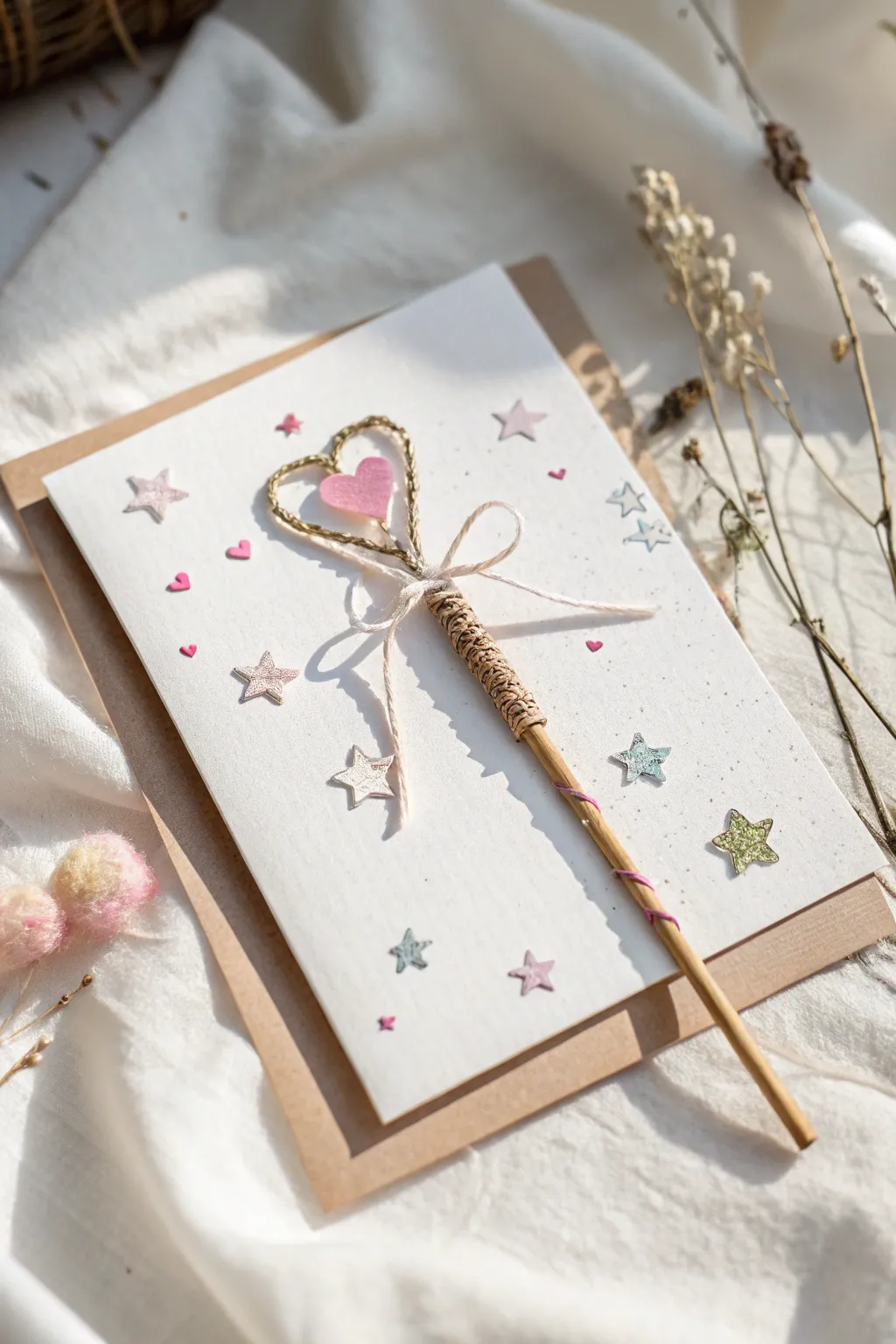 Enchant your friend's day with a magical, minimalist Valentine card.