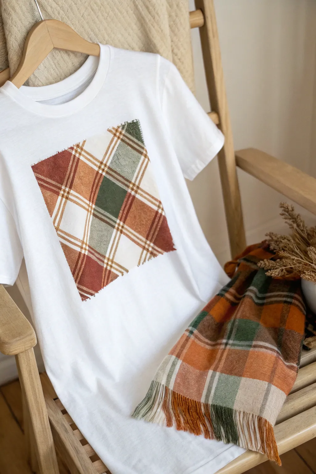 Elevate your Thanksgiving style with cozy plaid accents that capture the essence of fall.