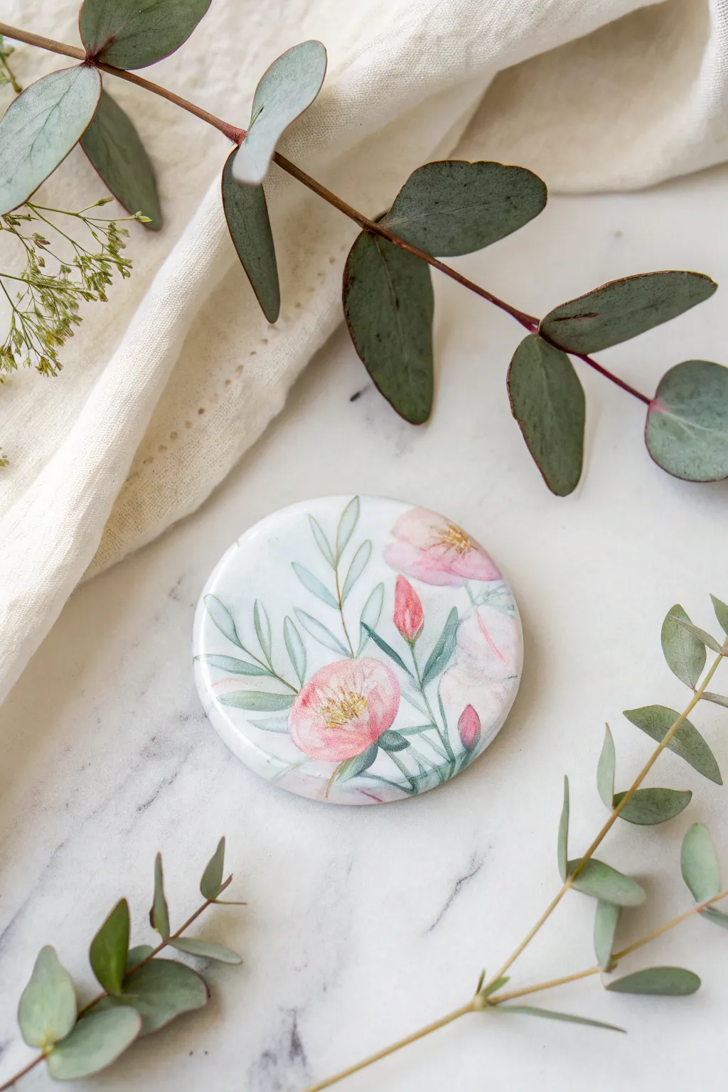 Add a touch of artistry to your fridge with these stunning watercolor magnets.