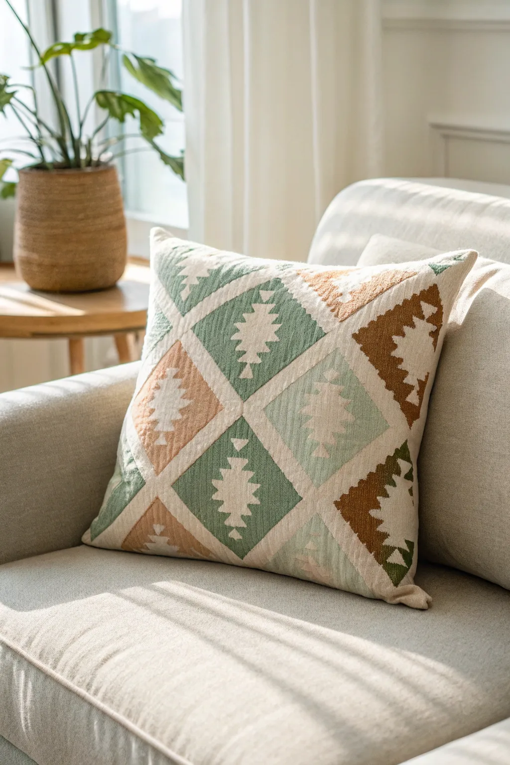 Elevate your living space with handcrafted throw pillows that blend minimalist design with boho charm. #ScandiStyle #CozyHome