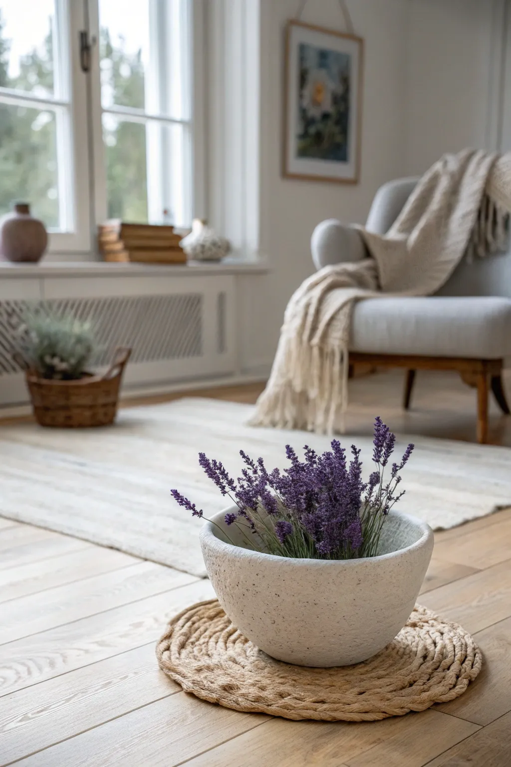 Elevate your home's scent with the simple elegance of dried lavender.