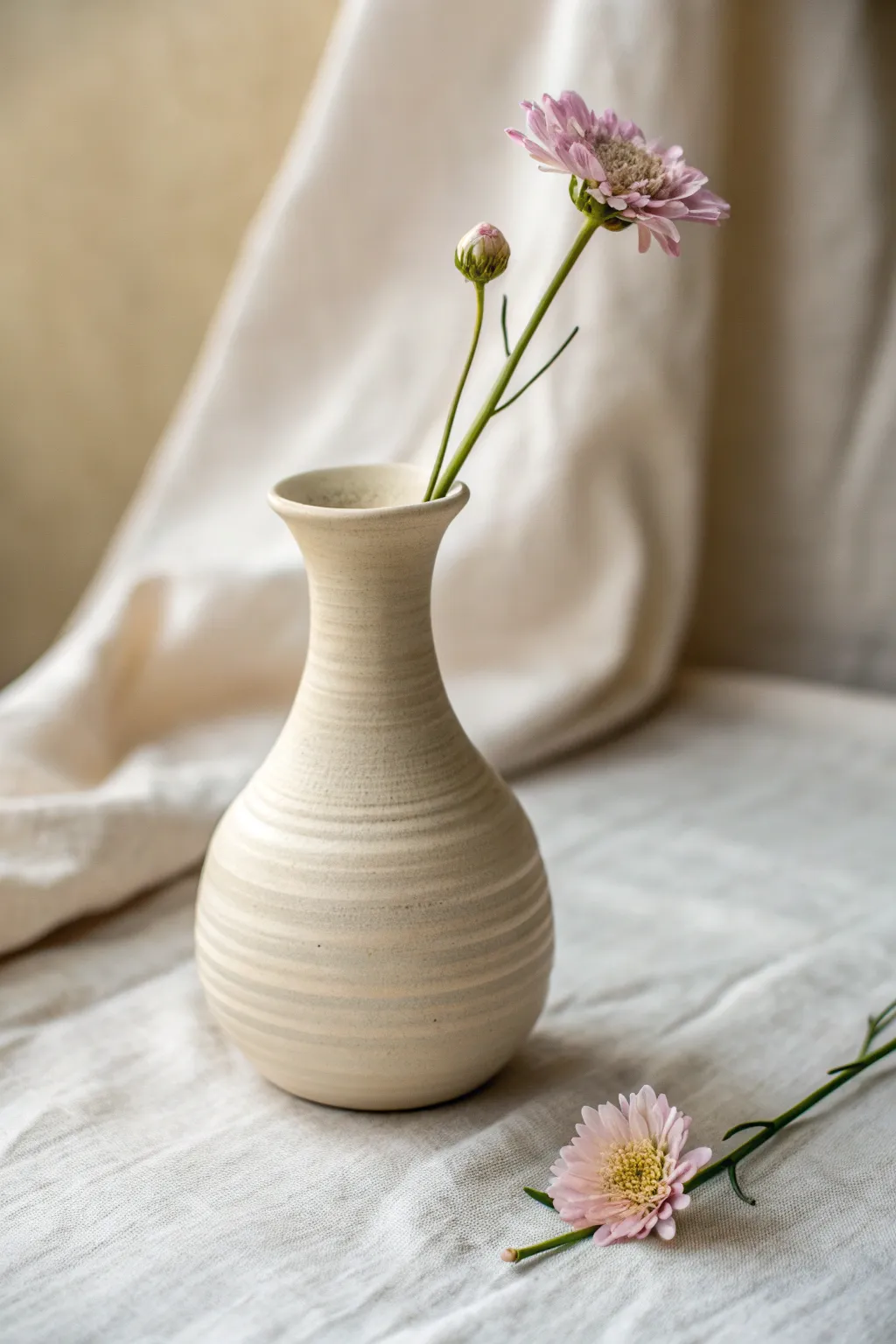 Embrace the charm of simplicity with this handcrafted mini vase, perfect for showcasing a single bloom.