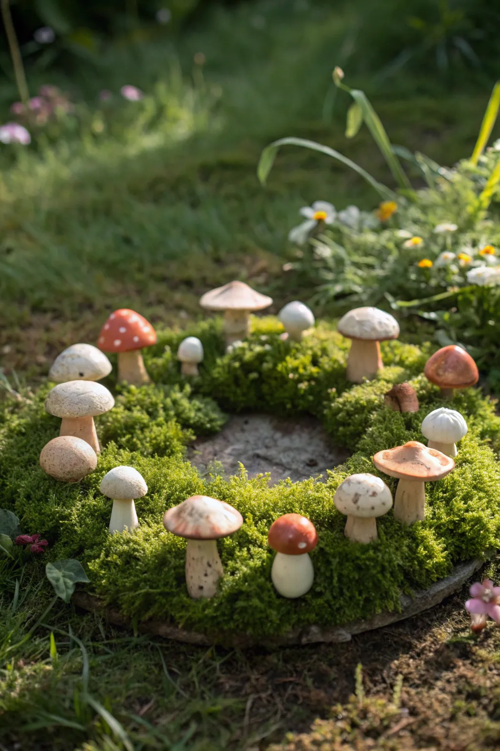 Step into the magic of a fairy ring, where simplicity meets the enchantment of nature.