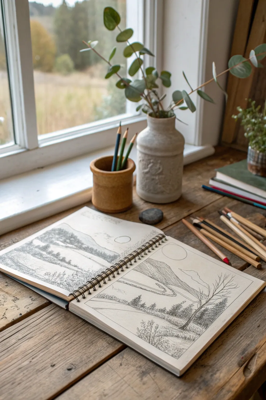 Envision your future with the stroke of a pencil; let your dreams take shape on the page.