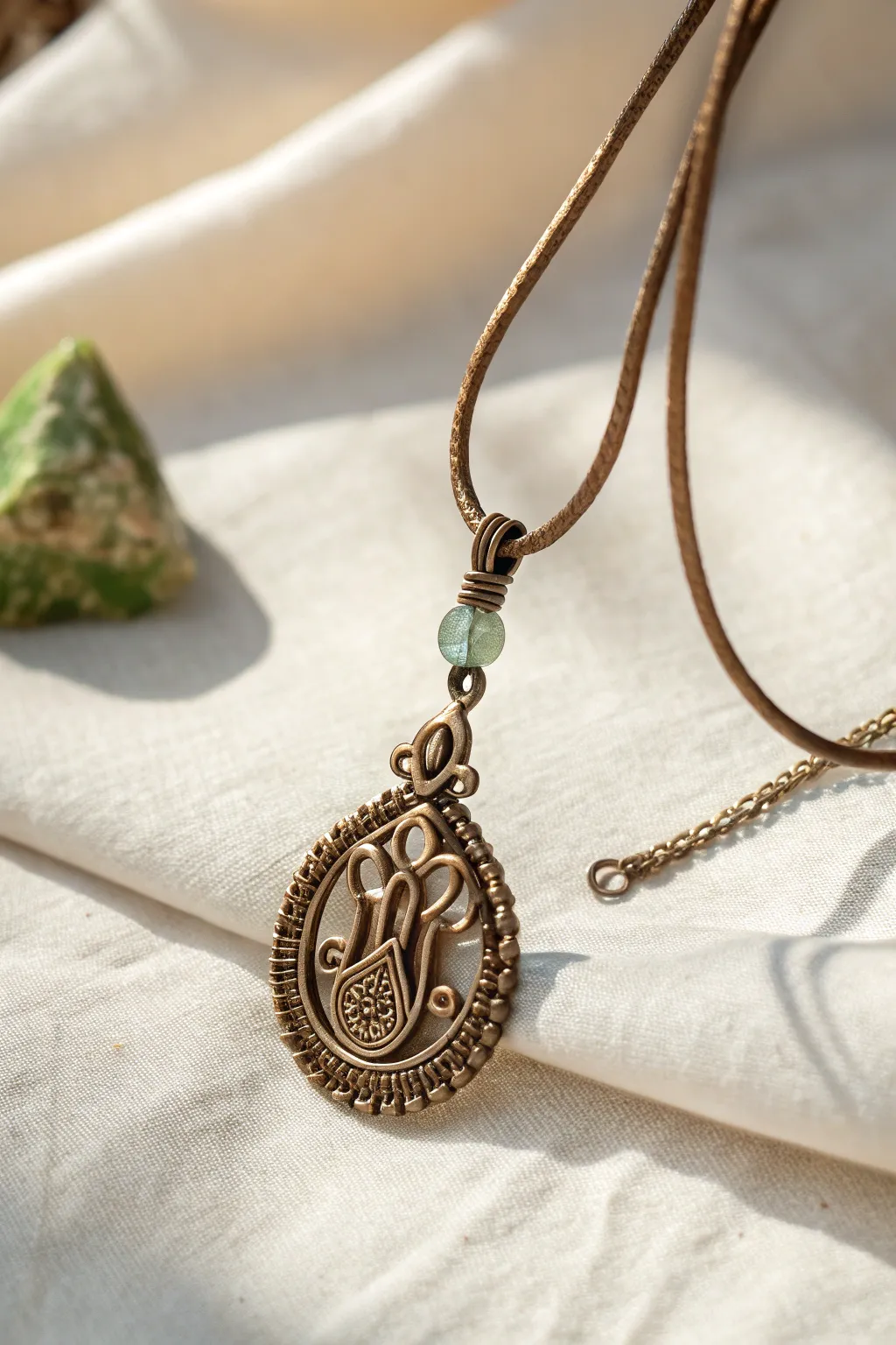 Discover the allure of vintage elegance with this beautifully wire-wrapped antique charm pendant.