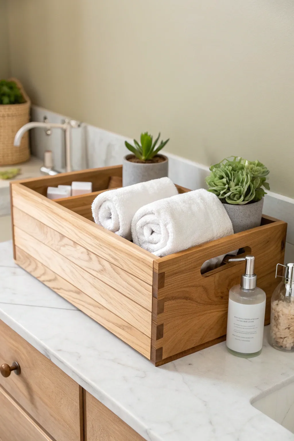 Transform your space with this chic wine box storage idea, blending functionality and style effortlessly.