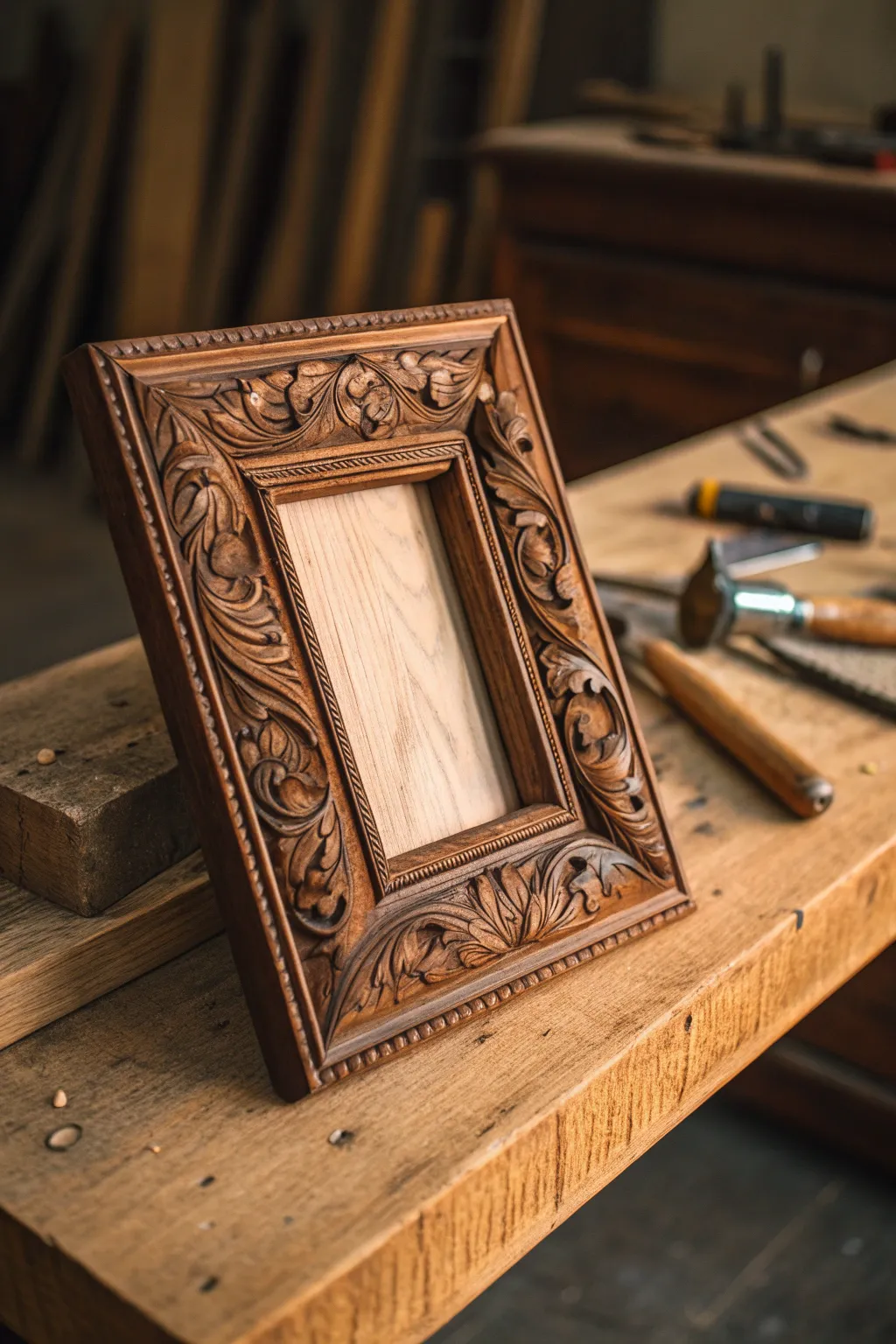 Craft memories with elegance: A bespoke wooden photo frame that tells your story.