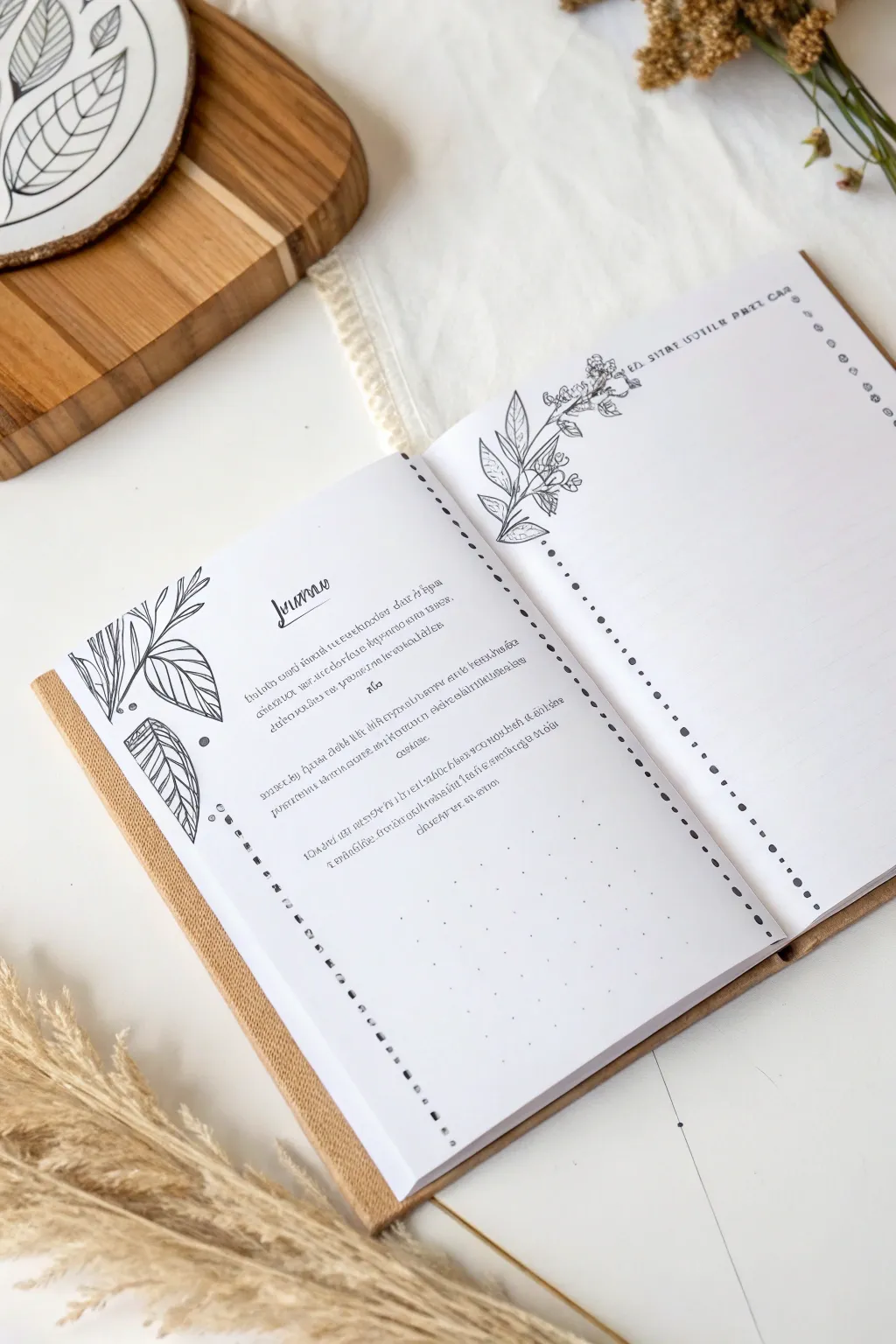 Embrace the art of negative space for a captivating zine layout.