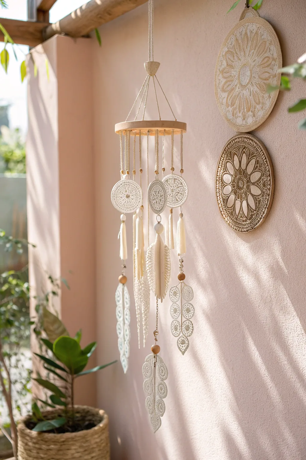 Listen to the serene song of these 3D-printed wind chimes, a perfect blend of minimalist beauty and boho charm for Mother's Day.