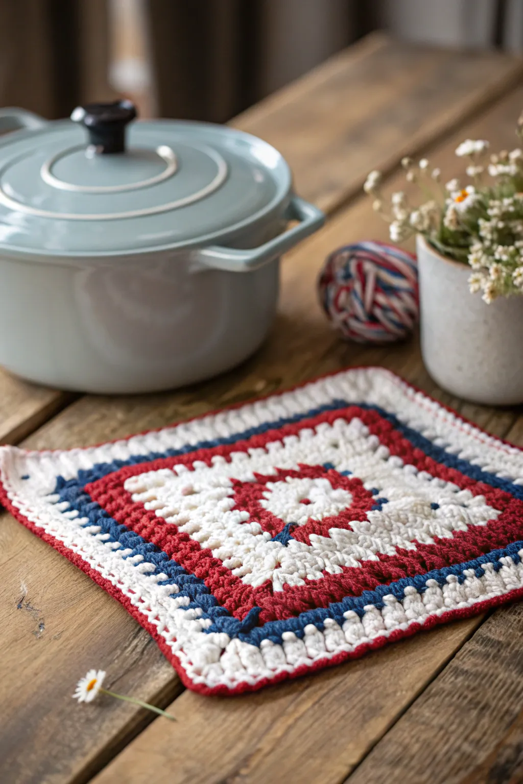 Elevate your kitchen style with a touch of patriotic elegance.