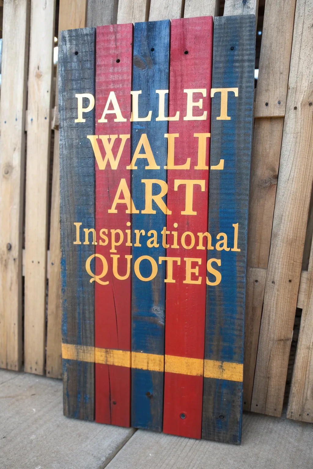 Transform your space with vibrant pallet wall art that inspires daily.