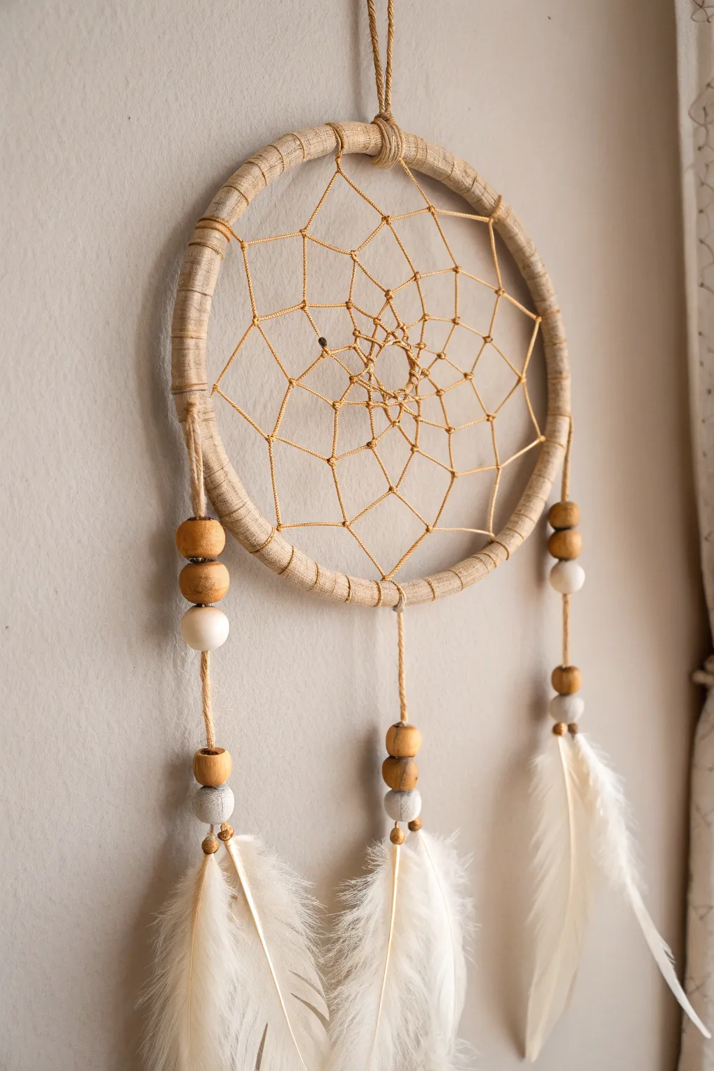 Capture sweet dreams with a touch of boho charm. 🌙✨ #DIYDecor #ScandiBoho