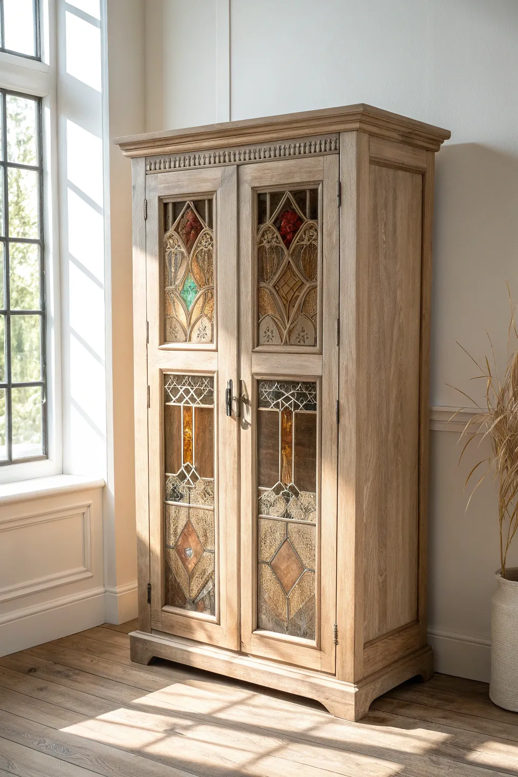 Transform your space with the timeless elegance of stained glass artistry.