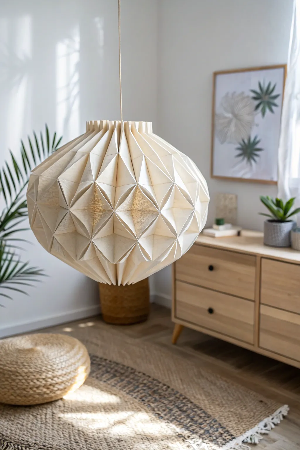 Illuminate your space with the artful elegance of origami lampshades, where craftsmanship meets beauty.