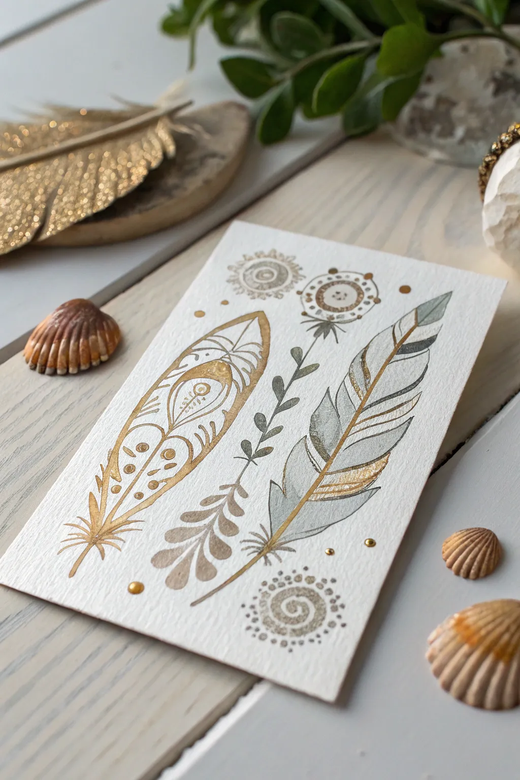 Elevate your creativity with a touch of metallic magic.