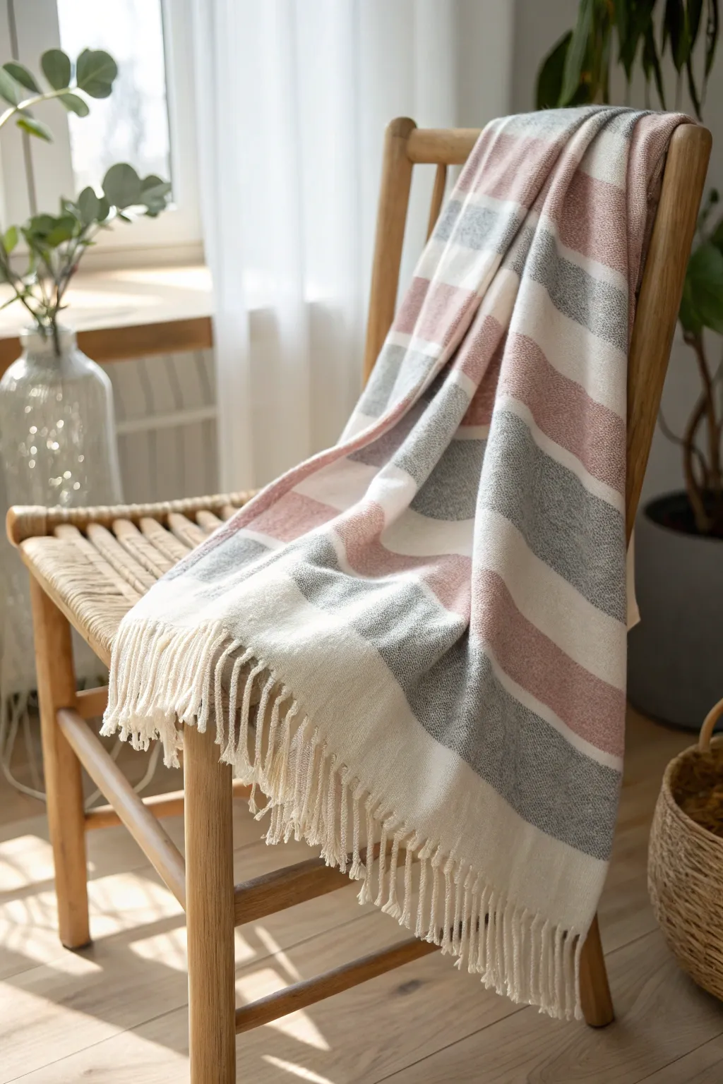 Embrace timeless elegance with simple stripes for your little one's comfort.