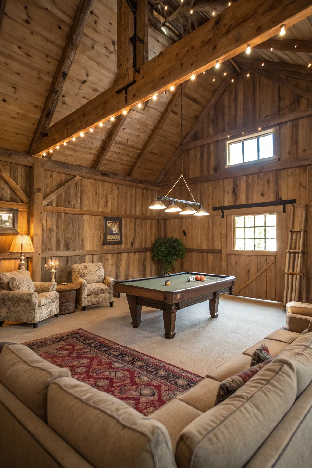A game room that promises endless fun and relaxation.