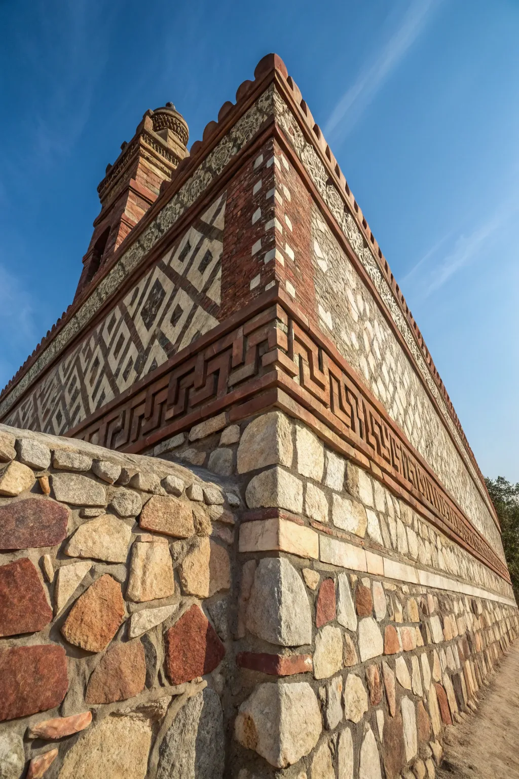 Elevate your baseball field with a stone wall that combines elegance and functionality.