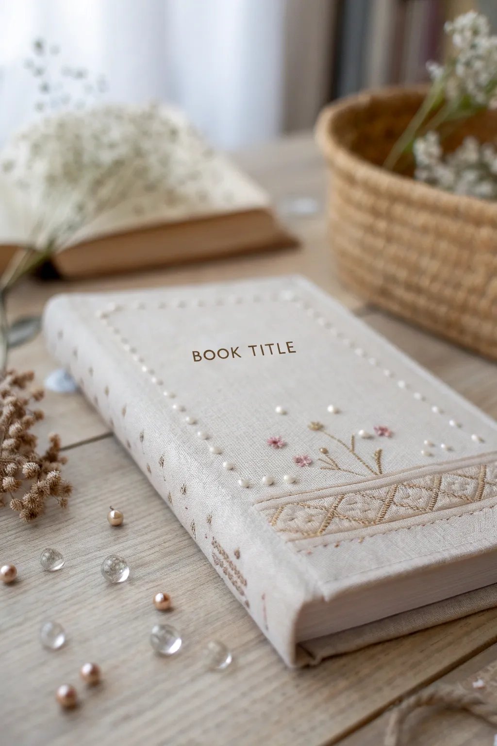 Elevate your reading experience with a beautifully beaded, personalized book cover. Perfect for gifting, perfect for you.