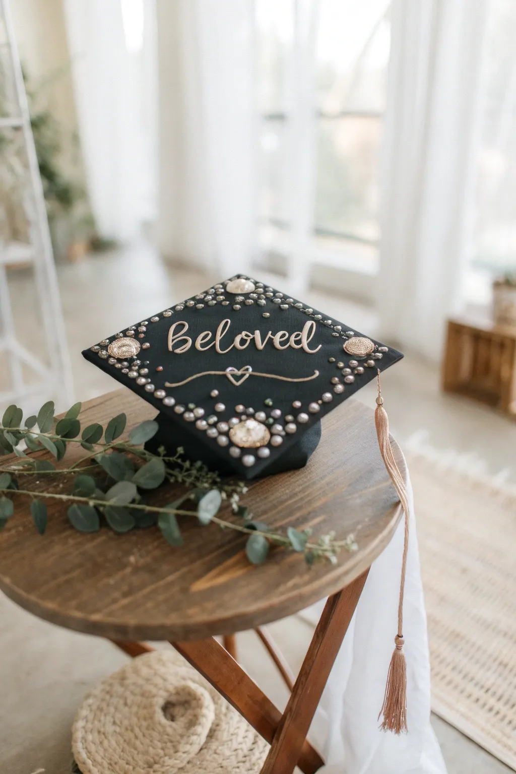 Celebrate your literary love with a personalized graduation cap that speaks to your heart and soul.