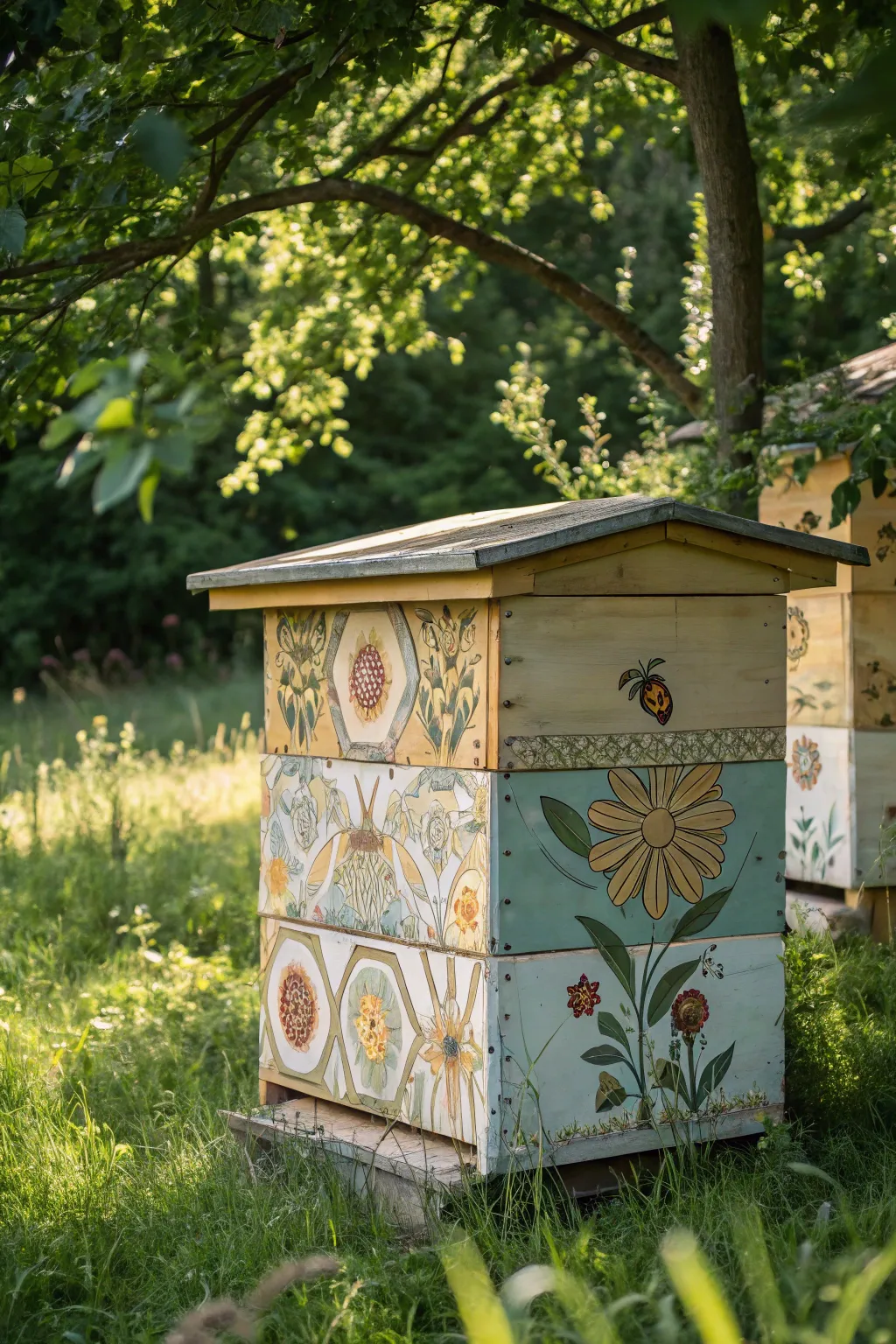 Bring vintage charm to your garden with retro-inspired beehive designs.