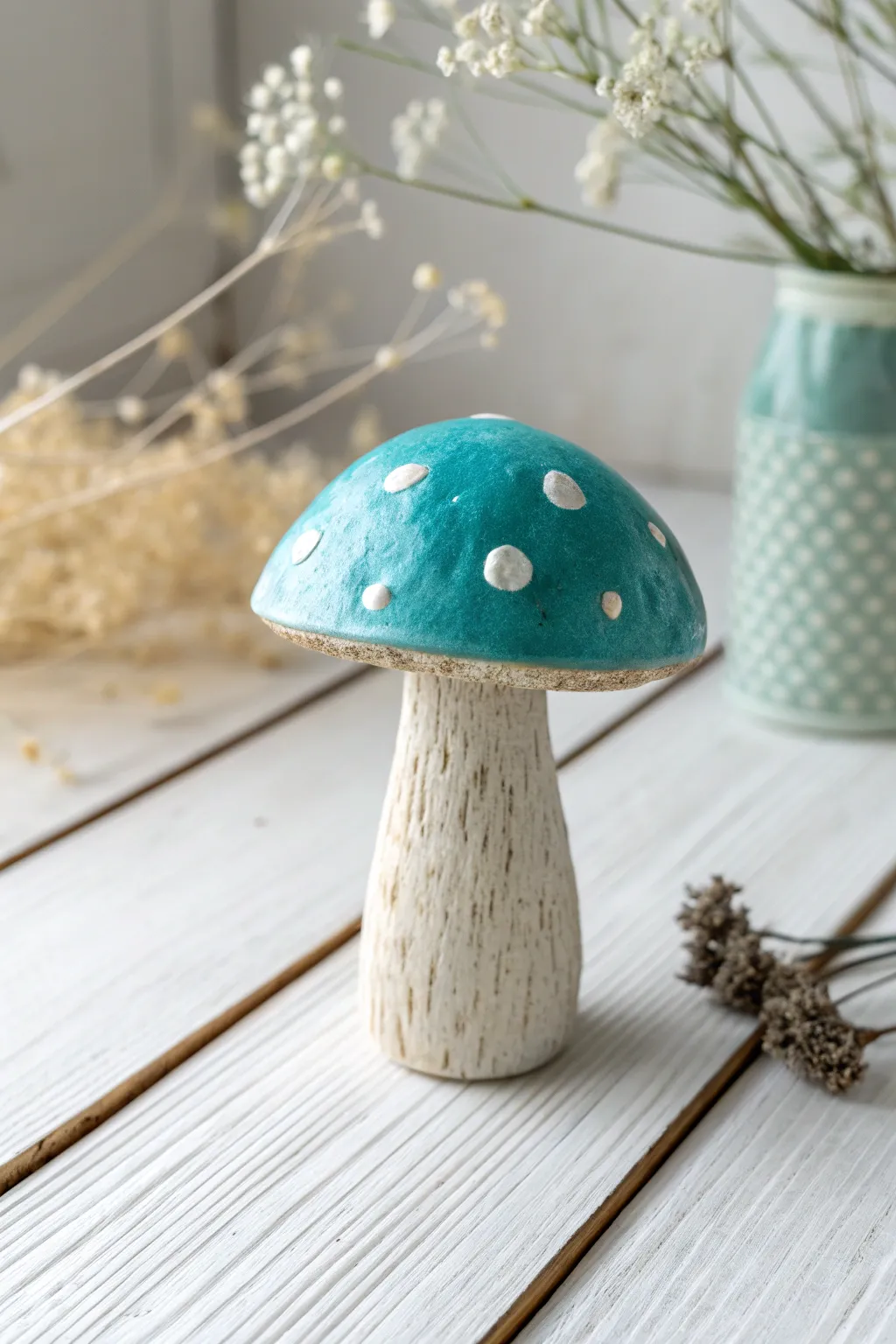 Discover the magic of clay with this easy and charming mushroom creation. Perfect for adding a whimsical touch to your home decor!