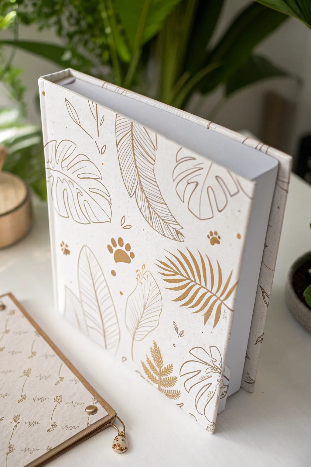 Embrace the wild with minimalist elegance: Animal Kingdom binder cover inspiration.