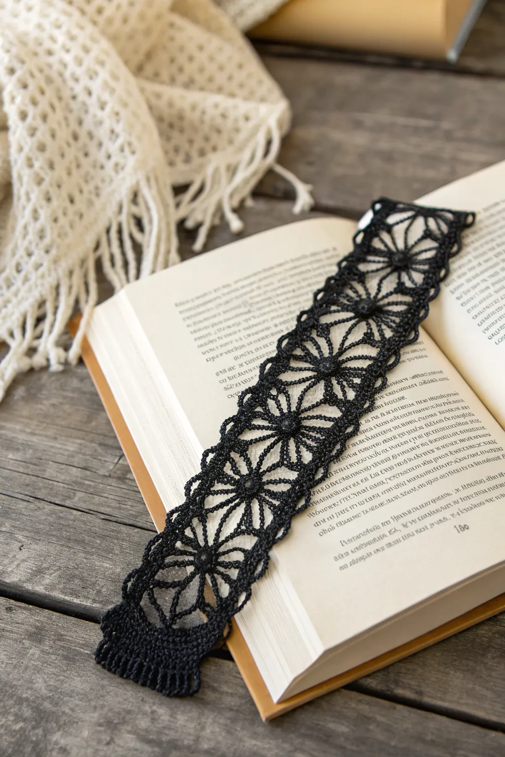Elevate your reading experience with a touch of handcrafted elegance. 📚✨ #CrochetBookmarks #MinimalistCrafts