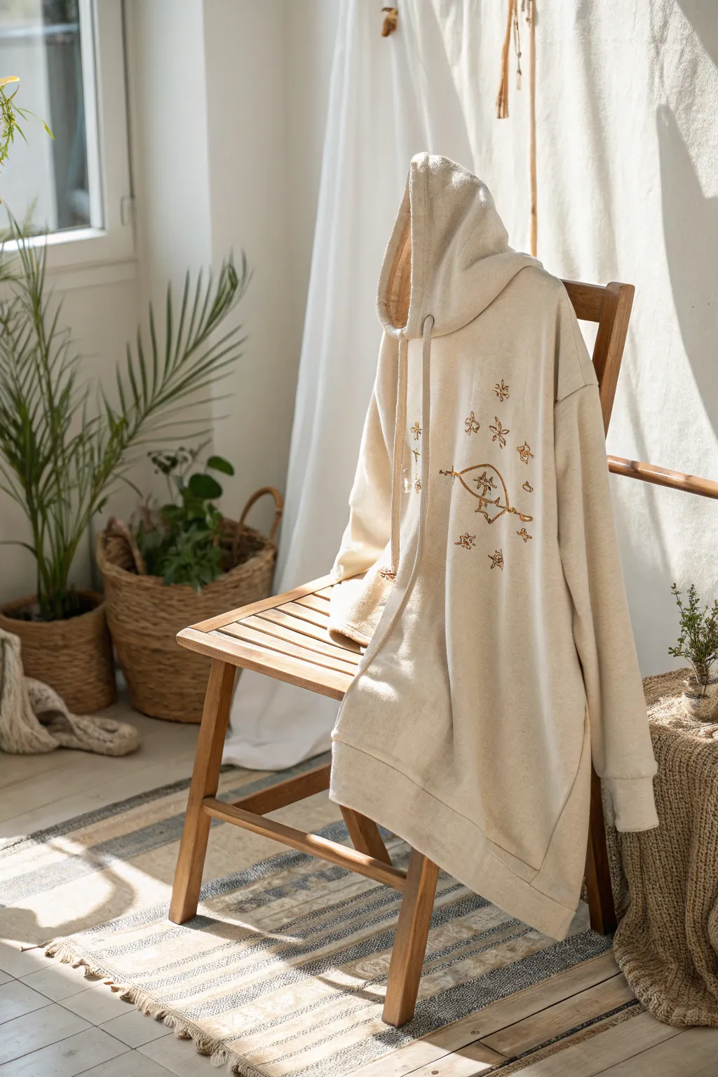 Wear your stars with pride: embrace minimalist elegance with this zodiac sign hoodie.