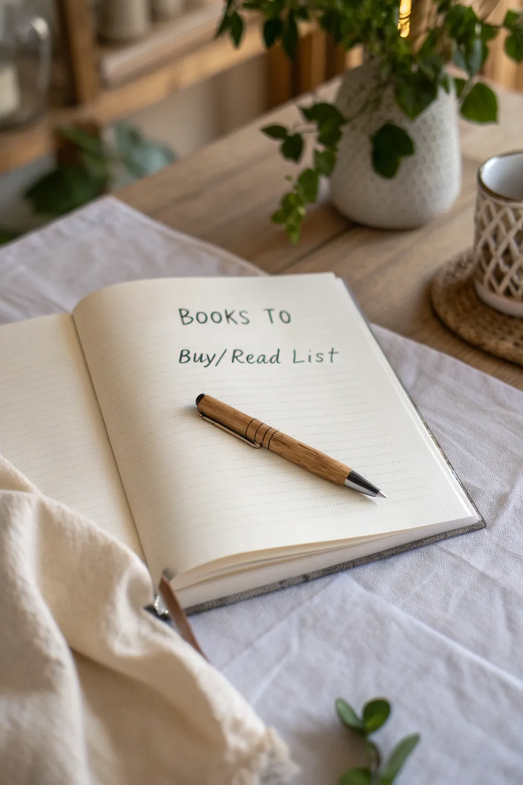 Organize your literary dreams with a beautifully minimalist 'Books to Buy/Read List'. #BookJournal #ScandinavianStyle #MinimalistLiving