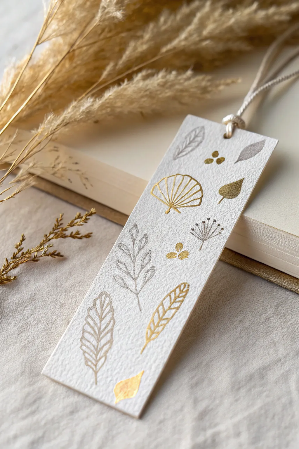 Elevate your reading experience with a touch of metallic elegance.
