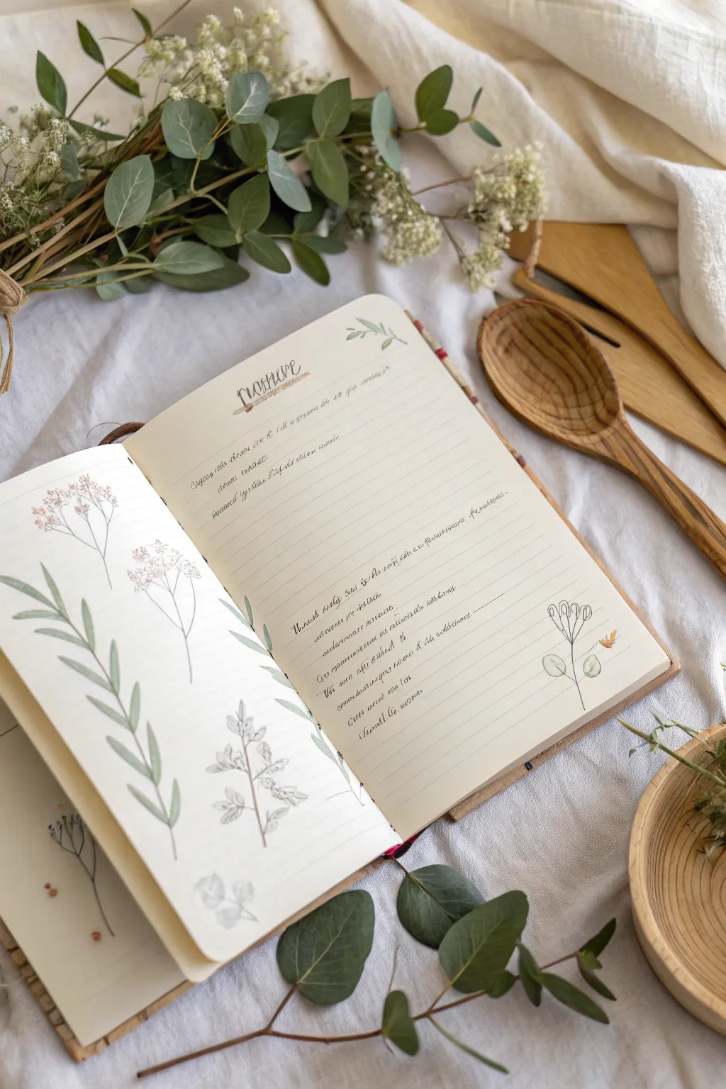 Capture cherished flavors with a personalized recipe book for the bride-to-be. 🌿📖 #BridalShowerKeepsake #MinimalistCharm