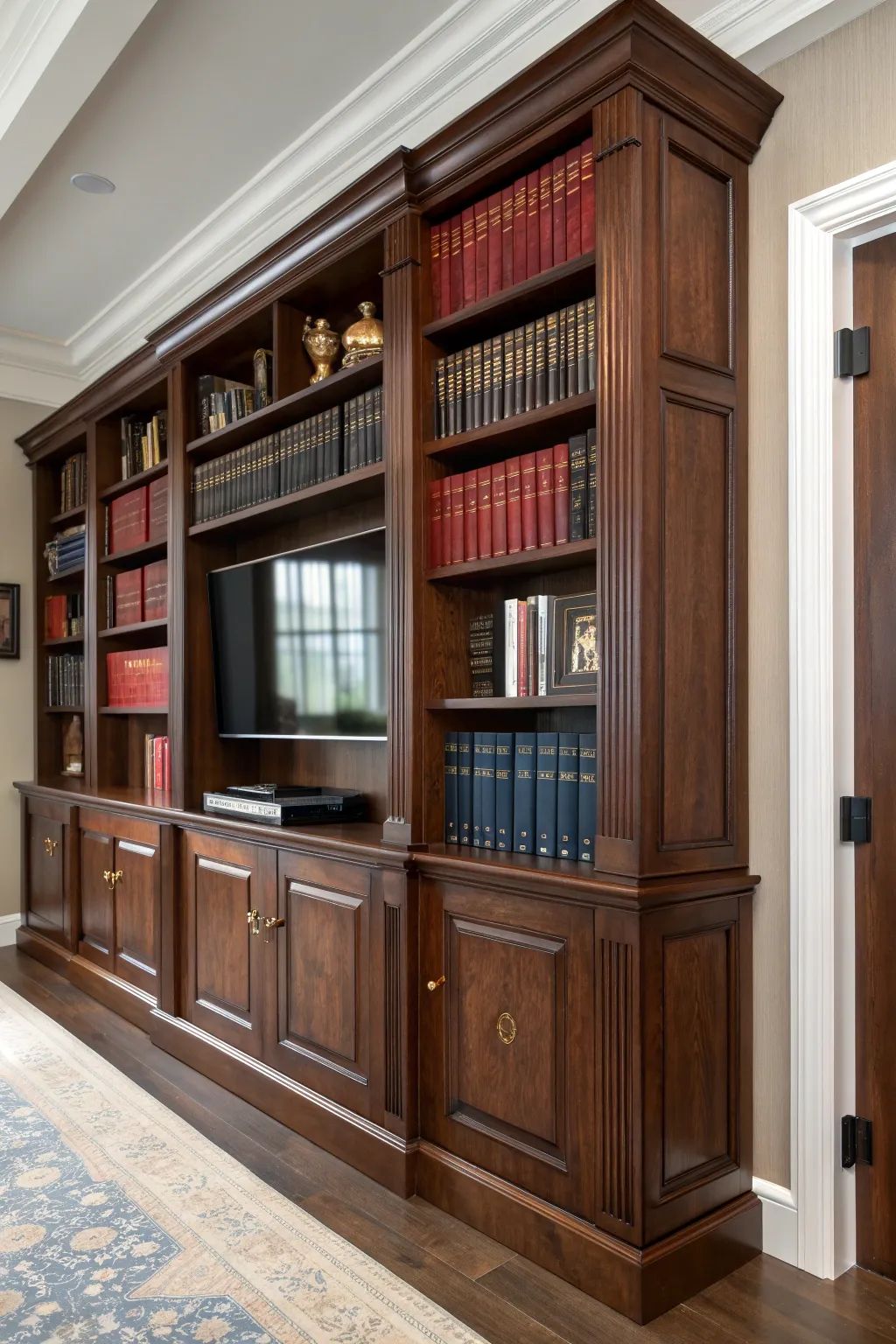 Unlock the mystery: A hidden world behind your bookshelf.