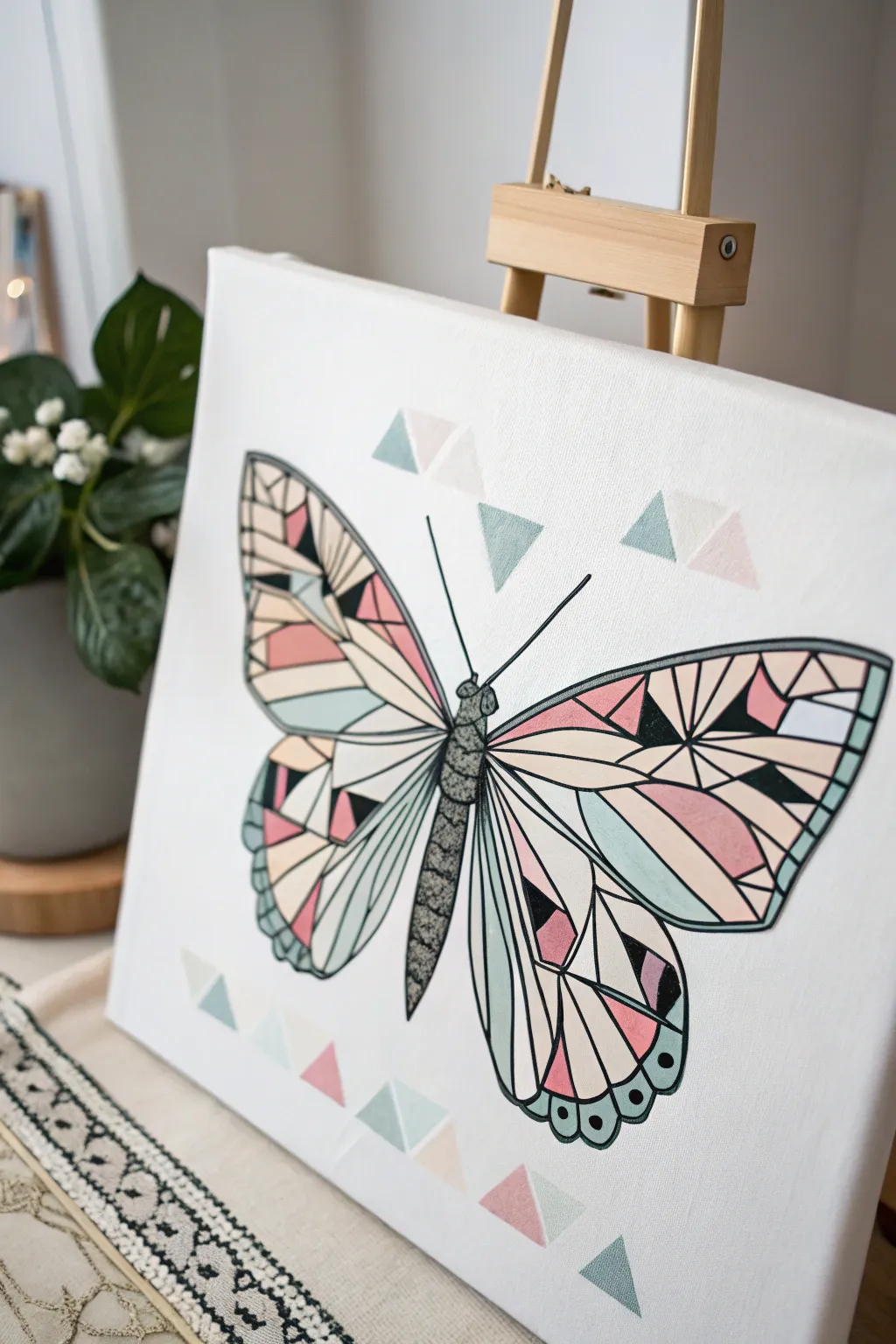 Discover the elegance of geometric butterfly art—where modern design meets timeless beauty.