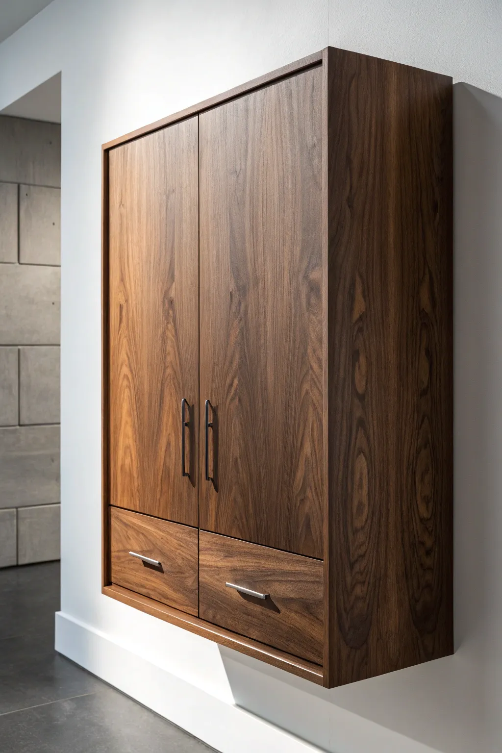 Elevate your space with the elegance of a floating cabinet—where craftsmanship meets contemporary design.