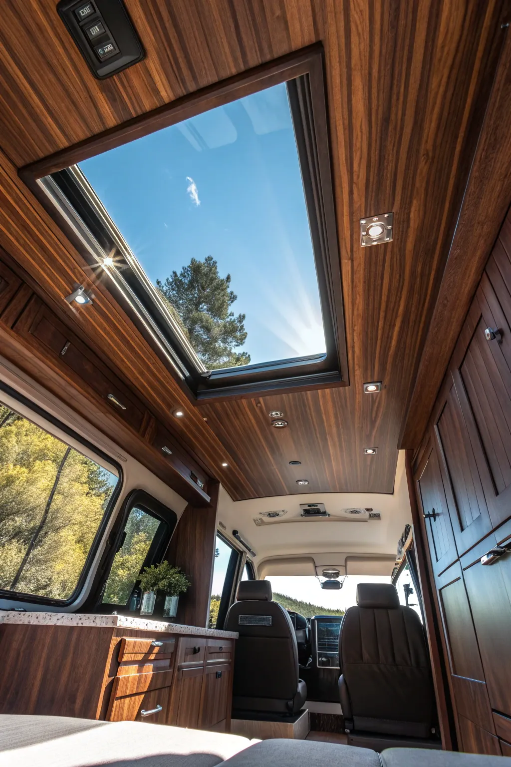 Illuminate your journey with a stylish skylight—where craftsmanship meets the open sky.