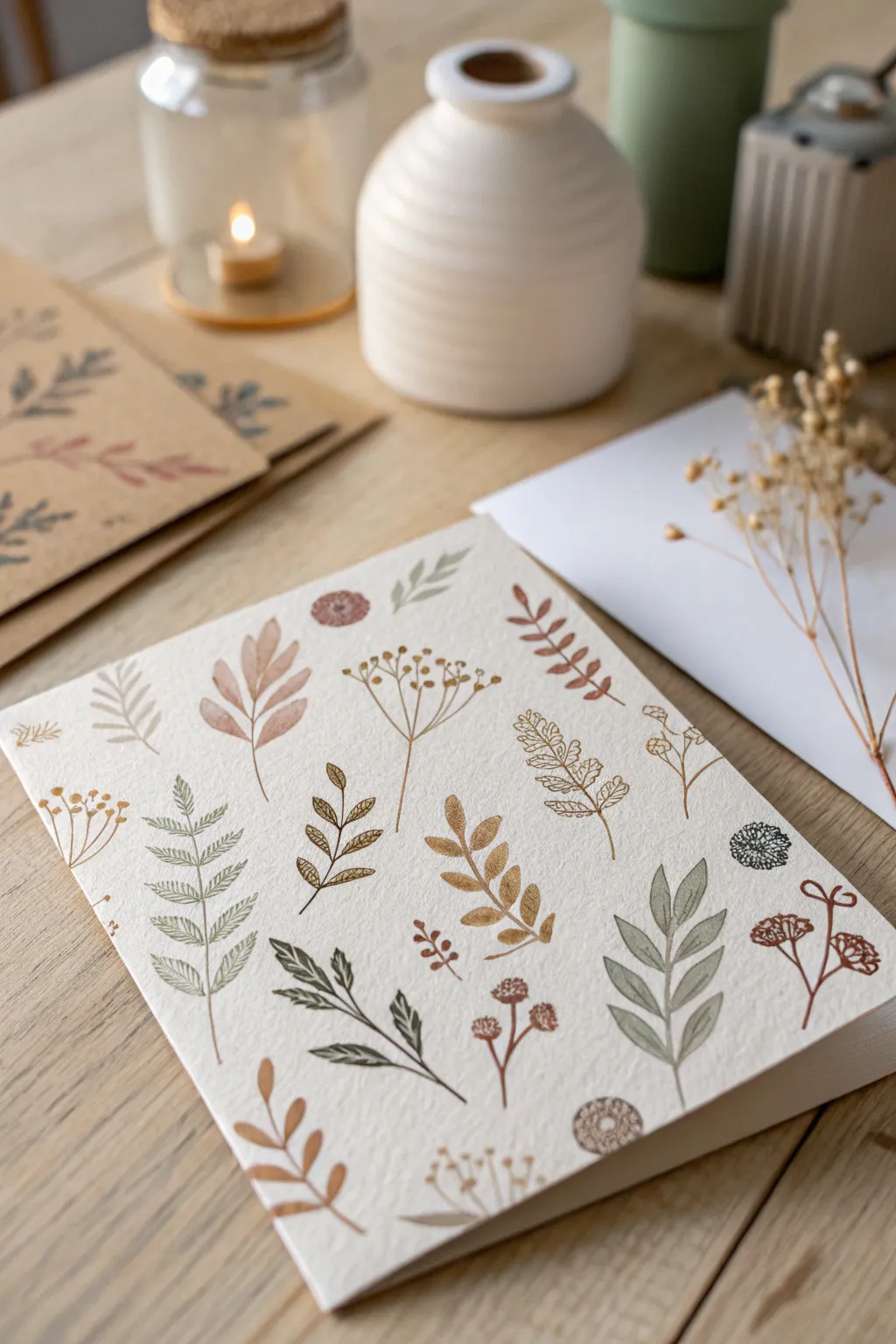 Craft your own story with stamped patterns that speak simplicity and elegance. #HandmadeBeauty