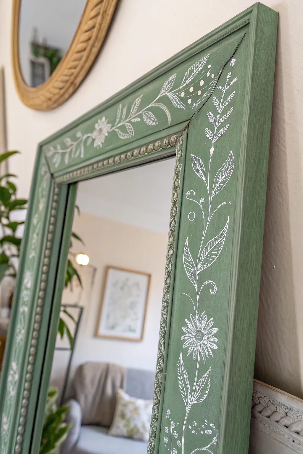 Bring the outdoors in with nature-inspired chalk paint elegance.