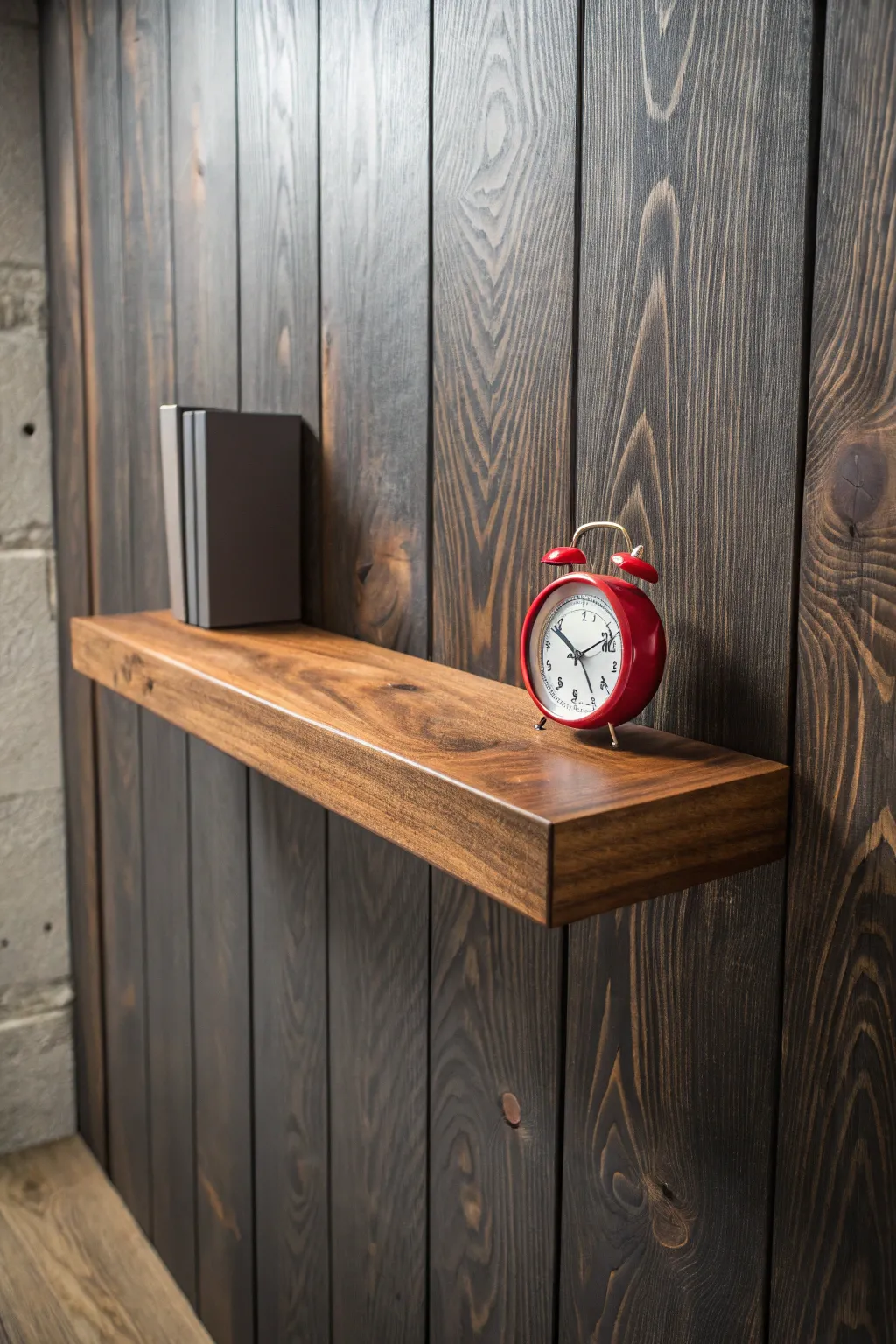 Elevate your space with sleek hidden bracket shelves – where modern design meets timeless craftsmanship.