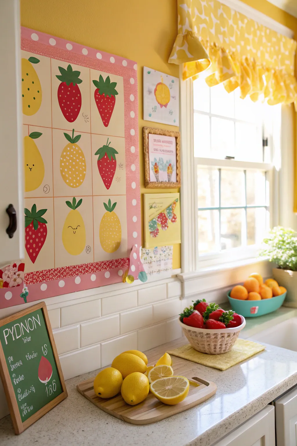 Fruity fun with Peeps for a refreshing spring display.